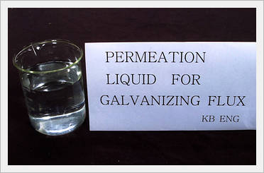 Penetrant Liquid for Galvanizing Flux